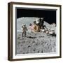 Astronaut James Irwin (1930-199) Gives a Salute on the Moon, 1971-null-Framed Photographic Print