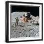 Astronaut James Irwin (1930-199) Gives a Salute on the Moon, 1971-null-Framed Photographic Print