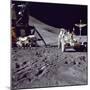 Astronaut James Irwin Loads the Lunar Roving Vehicle at the Hadley-Apennine Landing Site, 1971-null-Mounted Photographic Print