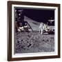 Astronaut James Irwin Loads the Lunar Roving Vehicle at the Hadley-Apennine Landing Site, 1971-null-Framed Photographic Print