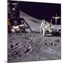 Astronaut James Irwin Loads the Lunar Roving Vehicle at the Hadley-Apennine Landing Site, 1971-null-Mounted Photographic Print