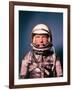 Astronaut John Glenn in a Mercury Program Pressure Suit and Helmet-Ralph Morse-Framed Premium Photographic Print