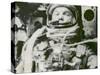 Astronaut John Glenn in Earth Orbit-null-Stretched Canvas