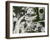 Astronaut John Glenn in Earth Orbit-null-Framed Photo