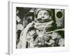 Astronaut John Glenn in Earth Orbit-null-Framed Photo