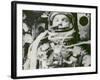 Astronaut John Glenn in Earth Orbit-null-Framed Photo