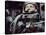 Astronaut John Glenn in Earth Orbit-null-Stretched Canvas