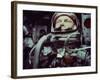 Astronaut John Glenn in Earth Orbit-null-Framed Photo