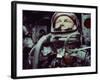 Astronaut John Glenn in Earth Orbit-null-Framed Photo