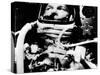 Astronaut John Glenn in His Space Capsule, February 20, 1962-null-Stretched Canvas