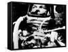 Astronaut John Glenn in His Space Capsule, February 20, 1962-null-Framed Stretched Canvas