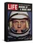 Astronaut John Glenn, Making of a Brave Man, February 2, 1962-Ralph Morse-Framed Stretched Canvas