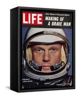 Astronaut John Glenn, Making of a Brave Man, February 2, 1962-Ralph Morse-Framed Stretched Canvas