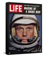 Astronaut John Glenn, Making of a Brave Man, February 2, 1962-Ralph Morse-Framed Stretched Canvas