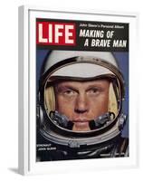 Astronaut John Glenn, Making of a Brave Man, February 2, 1962-Ralph Morse-Framed Premium Photographic Print