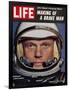 Astronaut John Glenn, Making of a Brave Man, February 2, 1962-Ralph Morse-Framed Photographic Print