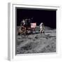 Astronaut John W. Young Salutes the United States Flag During Apollo 16 Mission, 1972-null-Framed Photographic Print