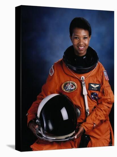 Astronaut Mae Jemison, First African American Woman in Space as Sts 47 Endeavour Mission Specialist-null-Stretched Canvas