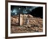 Astronaut on an Alien World Discovers an Artifact That Indicates Past Intelligent Life-null-Framed Art Print