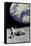 Astronaut on Moon with Earth-Science Photo Library-Framed Stretched Canvas