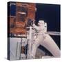 Astronaut on Shuttle Mission 41-C, 1984-null-Stretched Canvas