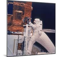 Astronaut on Shuttle Mission 41-C, 1984-null-Mounted Photographic Print