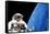 Astronaut Performing a Spacewalk-null-Framed Stretched Canvas