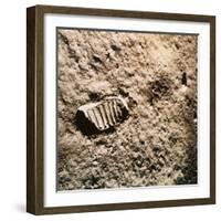 Astronaut's Footprint on the Moon-null-Framed Photographic Print