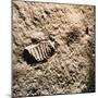 Astronaut's Footprint on the Moon-null-Mounted Photographic Print