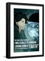 Astronaut Sally Ride Quote-Lynx Art Collection-Framed Art Print