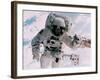 Astronaut Walking in Space-David Bases-Framed Photographic Print