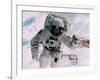 Astronaut Walking in Space-David Bases-Framed Photographic Print