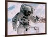 Astronaut Walking in Space-David Bases-Framed Photographic Print