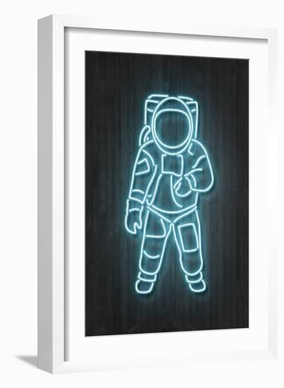 Astronaut-Octavian Mielu-Framed Art Print