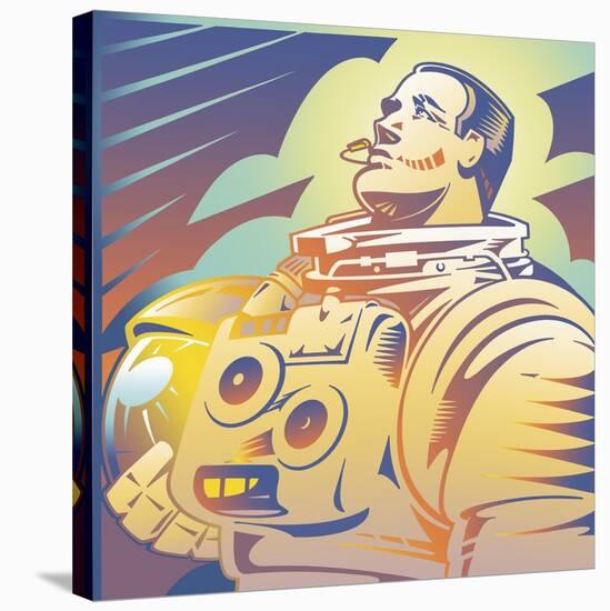 Astronaut-David Chestnutt-Stretched Canvas