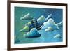 Astronautical Navigation-Cindy Thornton-Framed Art Print