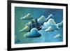 Astronautical Navigation-Cindy Thornton-Framed Art Print