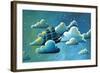 Astronautical Navigation-Cindy Thornton-Framed Art Print