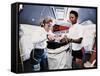 Astronauts Dr Jan Davis and Dr Mae Jemison, Mission Specialists on Space Shuttle Endeavor Mission-null-Framed Stretched Canvas