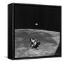 Astronauts in Apollo 11 Spacecraft, on Return Trip to Earth After Collecting Souvenirs-null-Framed Stretched Canvas