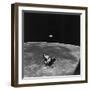 Astronauts in Apollo 11 Spacecraft, on Return Trip to Earth After Collecting Souvenirs-null-Framed Photographic Print