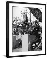 Astronmical Instruments of Bronze, Dragon-null-Framed Photographic Print