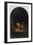 Astronomer by Candlelight, c.1650-Gerrit or Gerard Dou-Framed Giclee Print