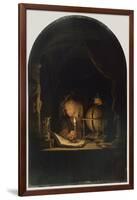 Astronomer by Candlelight, c.1650-Gerrit or Gerard Dou-Framed Giclee Print