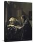 Astronomer, c.1668-Johannes Vermeer-Stretched Canvas