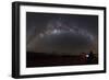 Astronomer with Telescope Looking at the Milky Way in the Atacama Desert, Chile-Stocktrek Images-Framed Photographic Print