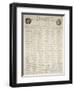 Astronomical Almanac for the Year 1797-null-Framed Giclee Print