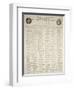 Astronomical Almanac for the Year 1797-null-Framed Giclee Print