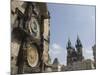 Astronomical Clock, and Church of Our Lady before Tyn, Old Town Square, Prague, Czech Republic-Martin Child-Mounted Photographic Print