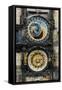 Astronomical Clock and Josef Manes' Calendar-Josef Manes-Framed Stretched Canvas